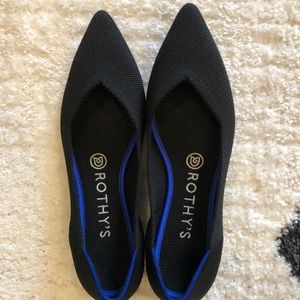 Rothy’s The Point, Black, Size 7